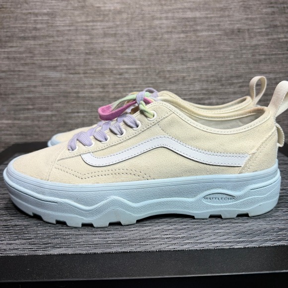 Vans Shoes - Vans Sneakers Women 9 Cream Old Skool Sententry WC Platform Pastel Lug Sole